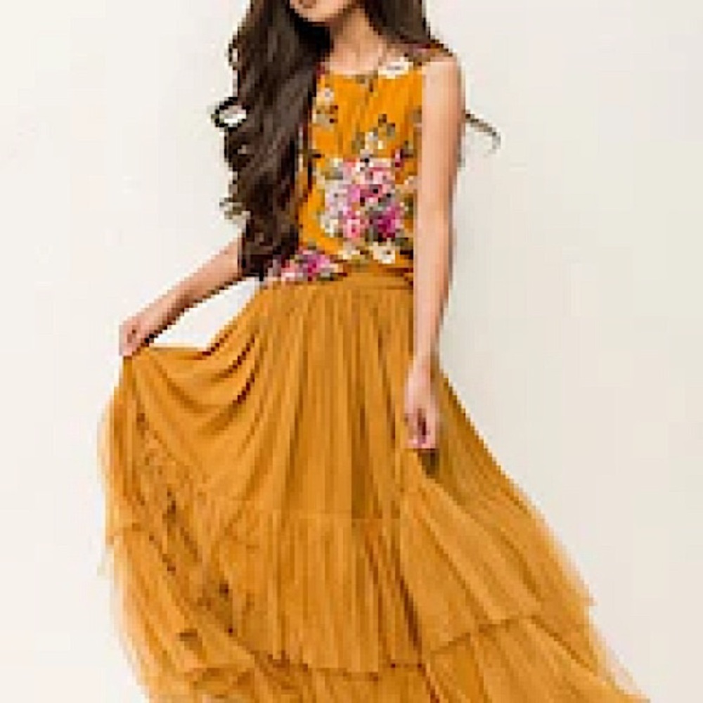 Mia Joy Ada Skirt in Mustard